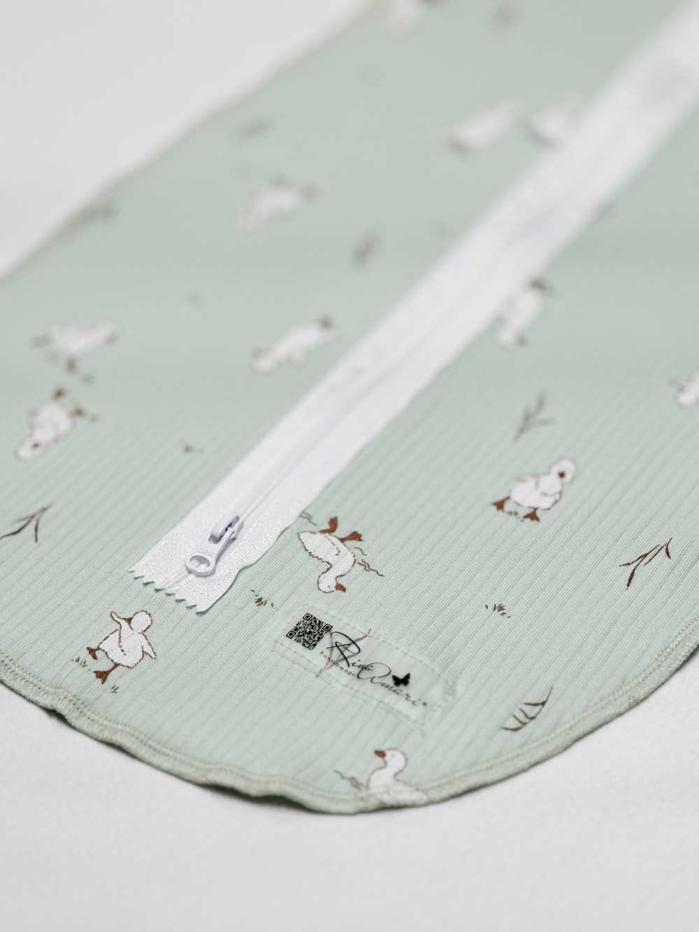 Пеленальный кокон Утята РУБЧИК Нефрит RinaAmari