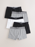 Трусы для мальчика Next E98-843, 5 шт., Черный, Серый, Белый