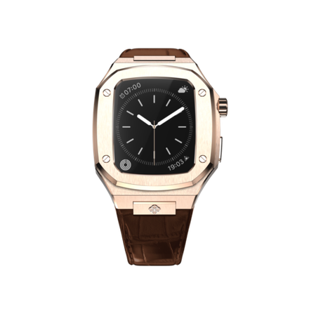 Корпус для Apple Watch - CL44 - Rose Gold / Brown
