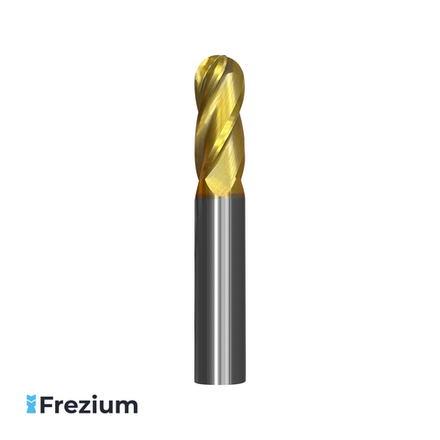 Сферическая твердосплавная фреза по металлу (14x14x39x89 R7 Z4)