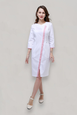 Халат медицинский женский | Х-262 ак 3/4 клеон стрейч