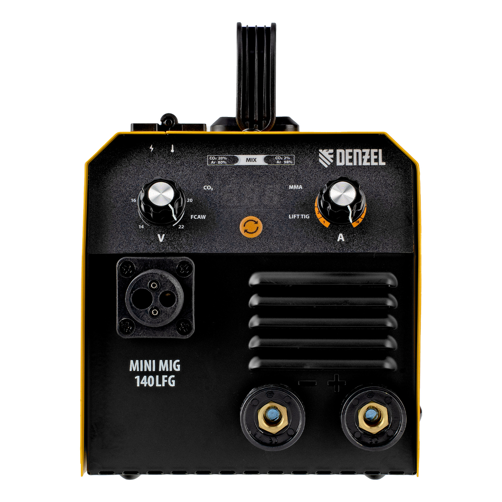 Аппарат инвертор. полуавтомат. сварки Mini MIG-140LFG, 140 А, ПВ 60%// Denzel