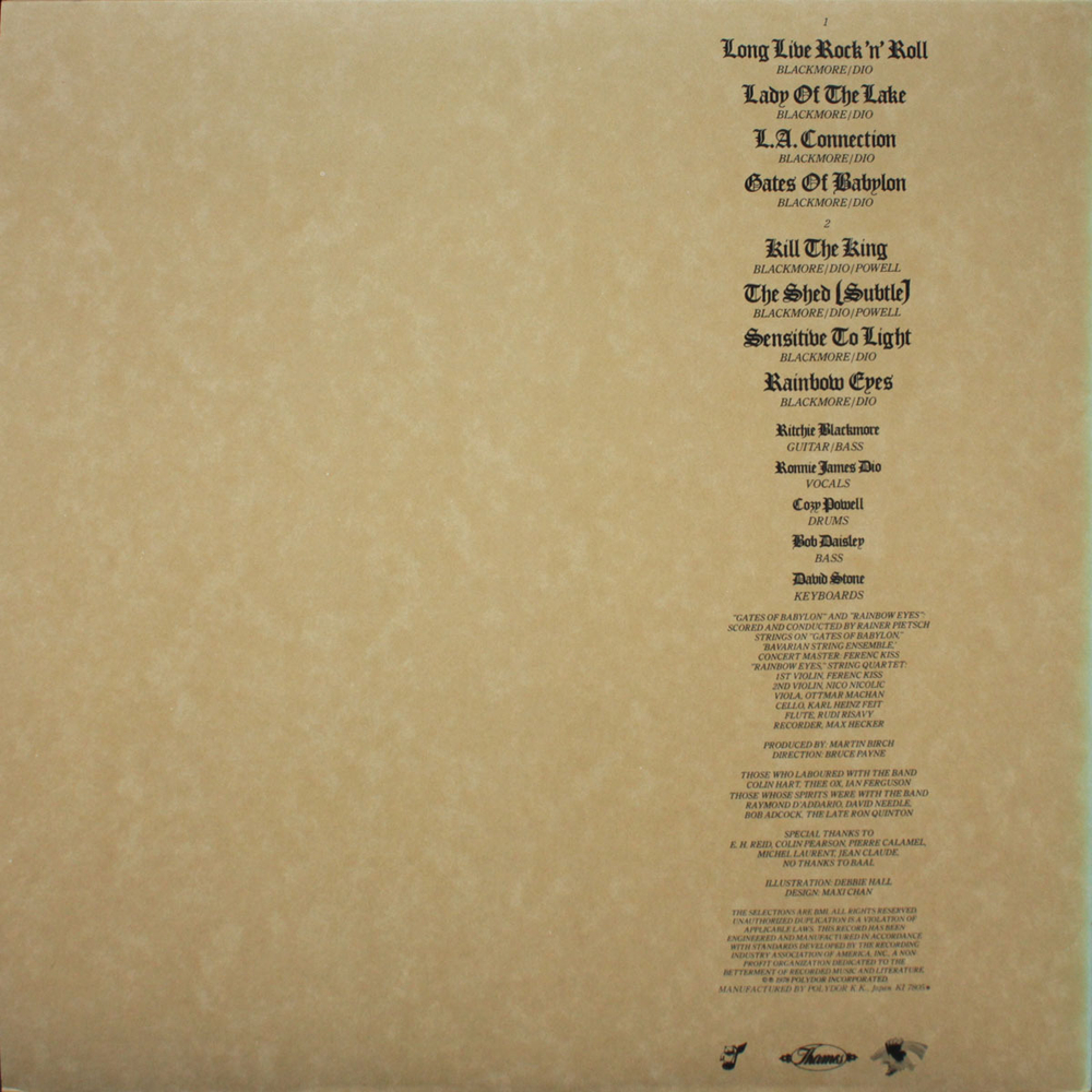 Rainbow / Long Live Rock 'N' Roll (LP)