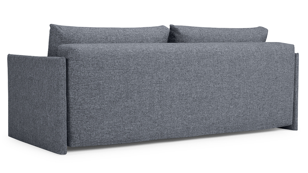 Диван Коя Лайт Strong Plus 10 208*94*80 см, Серый Рогожка Еврокнижка Фиеста