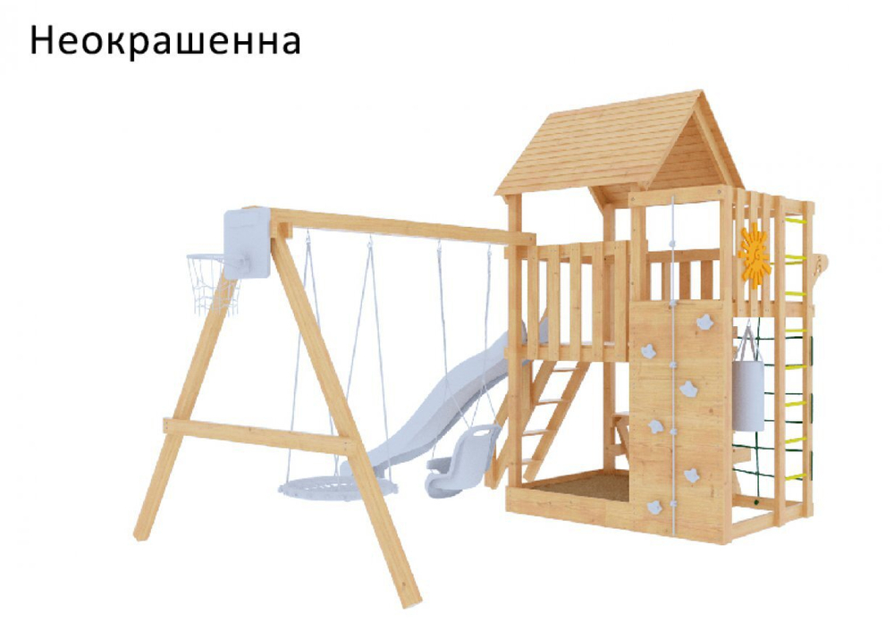 Детская площадка Крафт Pro Без окраски / С окраской