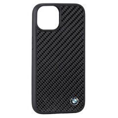 Карбоновый чехол BMW для iPhone 14 (Черный)