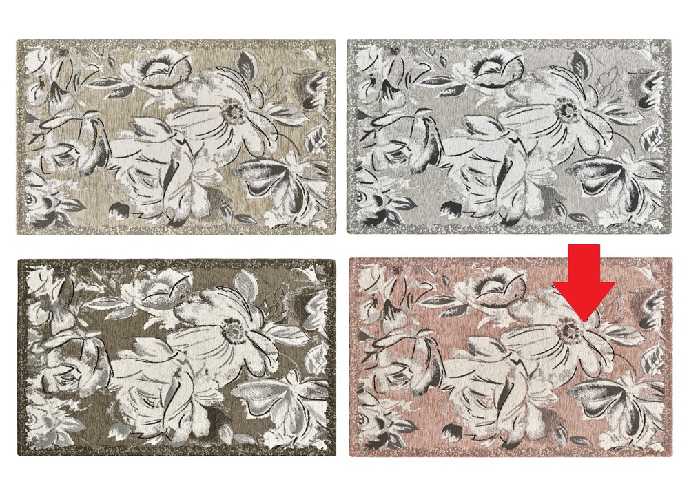 Ковер 140х220 Finicop Aster розовый