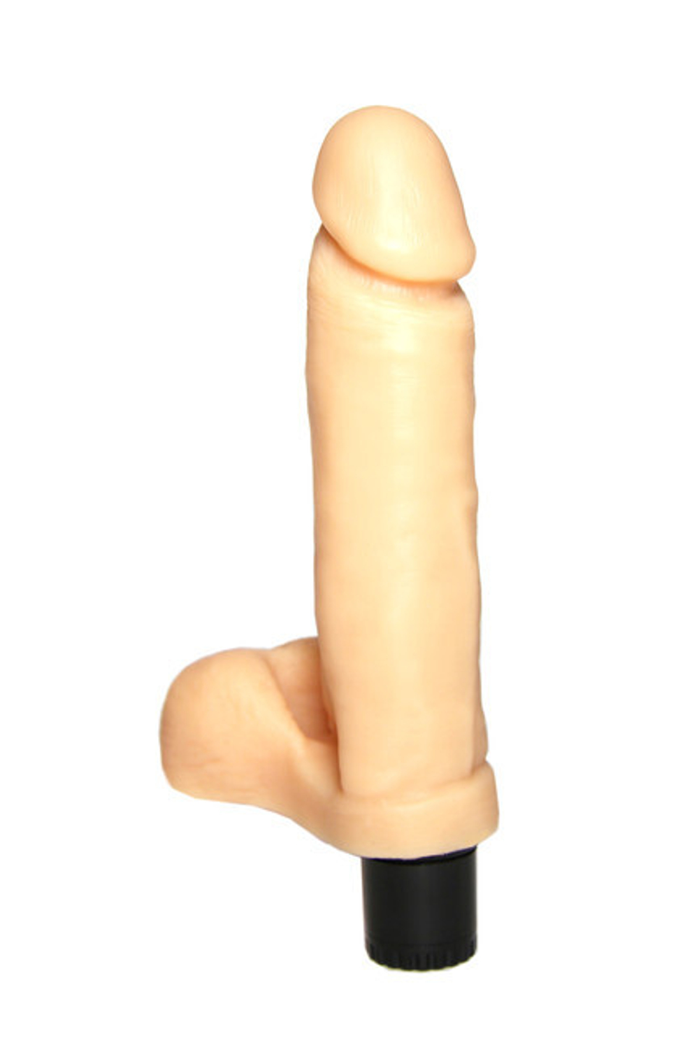 Фаллоимитатор с вибрацией 18,5 см (Цвет: телесный)