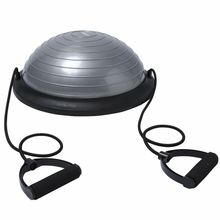Полусфера балансировочная UNIX Fit с эспандерами, 46 см