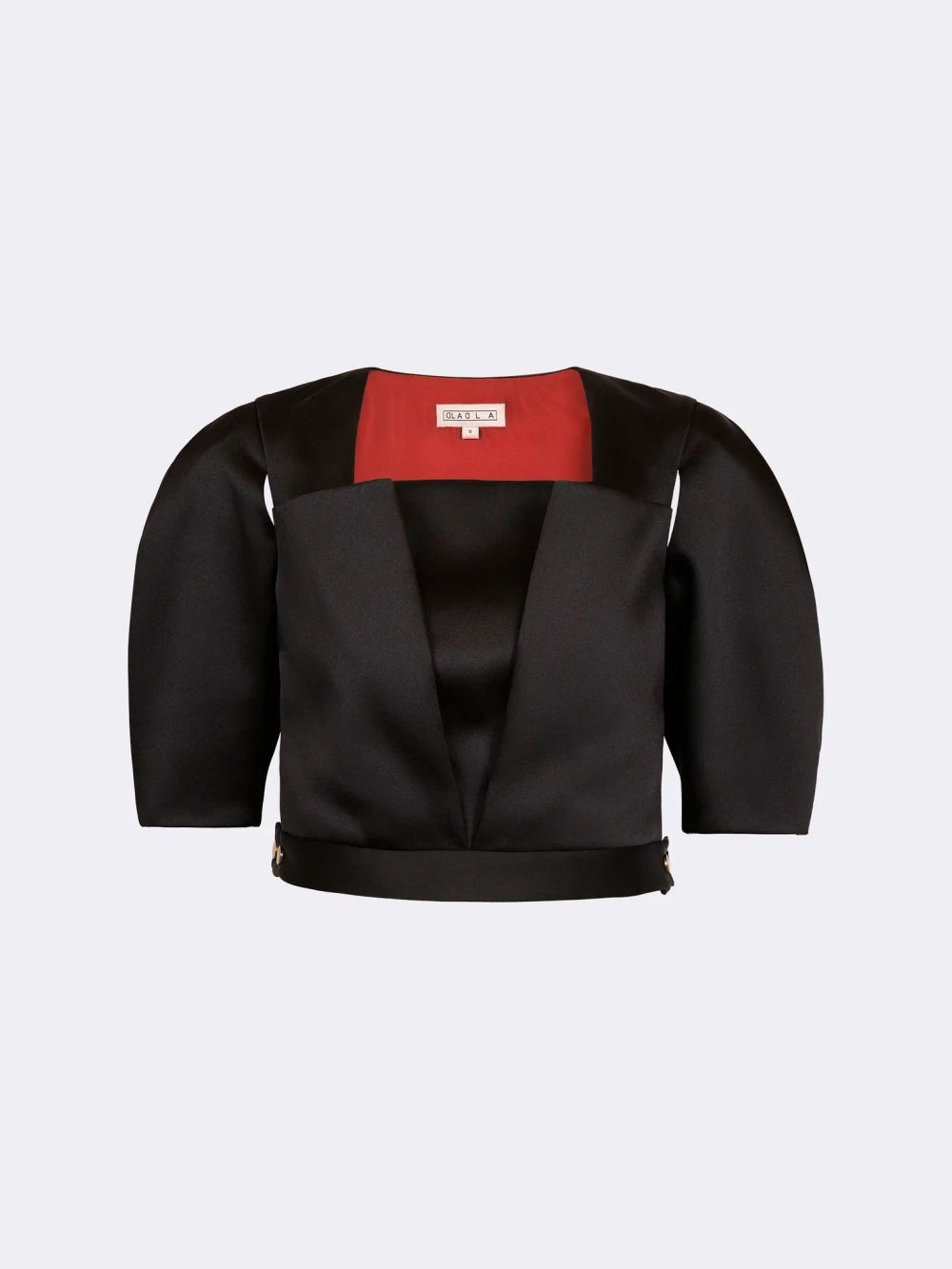 Топ с объемными рукавами OLA OLA