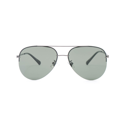 Солнцезащитные очки ARMATIO 7266 С2 авиатор черные с серебром