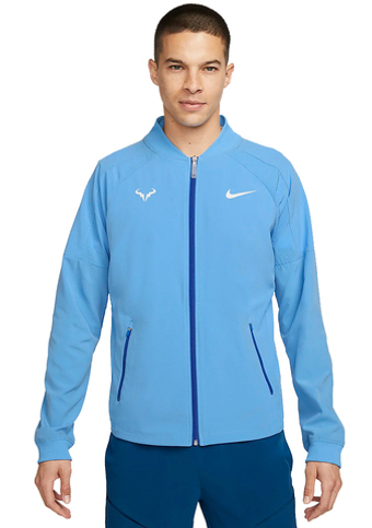 Мужская теннисная кофта Nike Court Dri-Fit Rafa Jacket - небесный