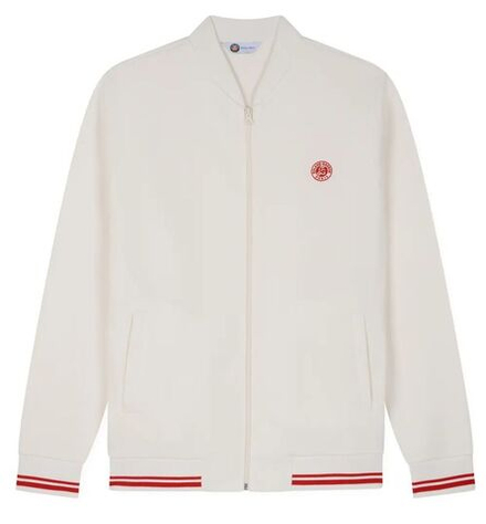 Куртка теннисная Roland Garros Heritage Taylor Teddy - ecru