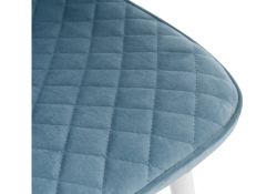 Стул на металлокаркасе Capri blue / white