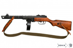 Автомат ППШ, пистолет-пулемет системы Шпагина с ремнем, Denix DE-9301