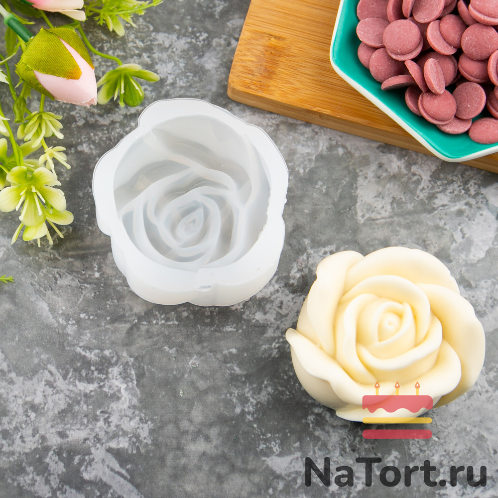 Силиконовый молд 3D «Цветок #1»