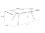 Раскладной обеденный стол Bronte