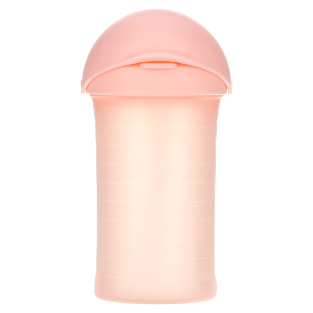 Boon, Swig, силиконовая трубочка, от 6 месяцев, розовая, 270 мл (9 унций)