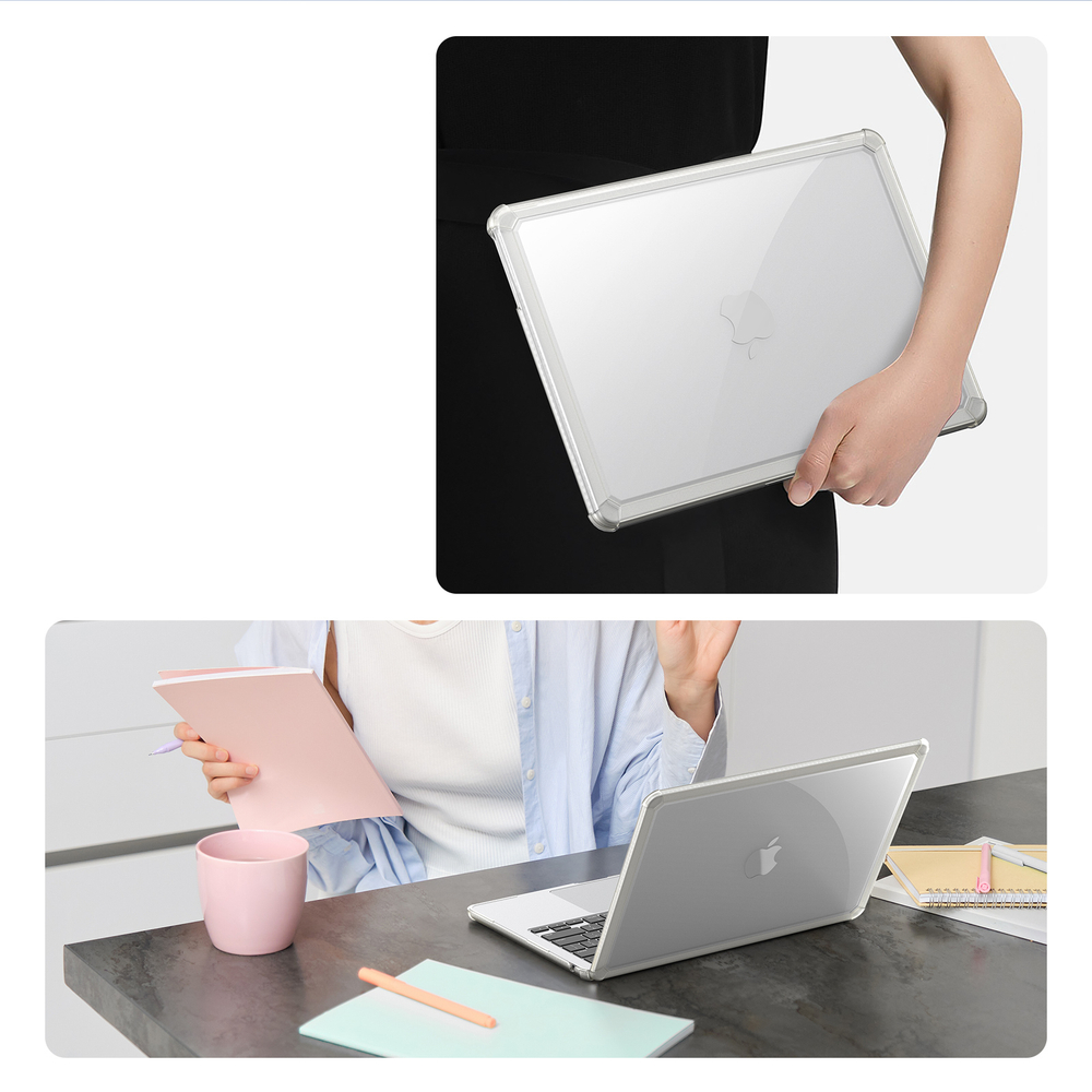 Чехол прозрачный для ноутбука MacBook Pro 14 (2021, 2023-2024) от Dux Ducis, серии LCGM Series Protective Cas