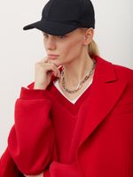 СВИТШОТ С V-ВЫРЕЗОМ КРАСНЫЙ