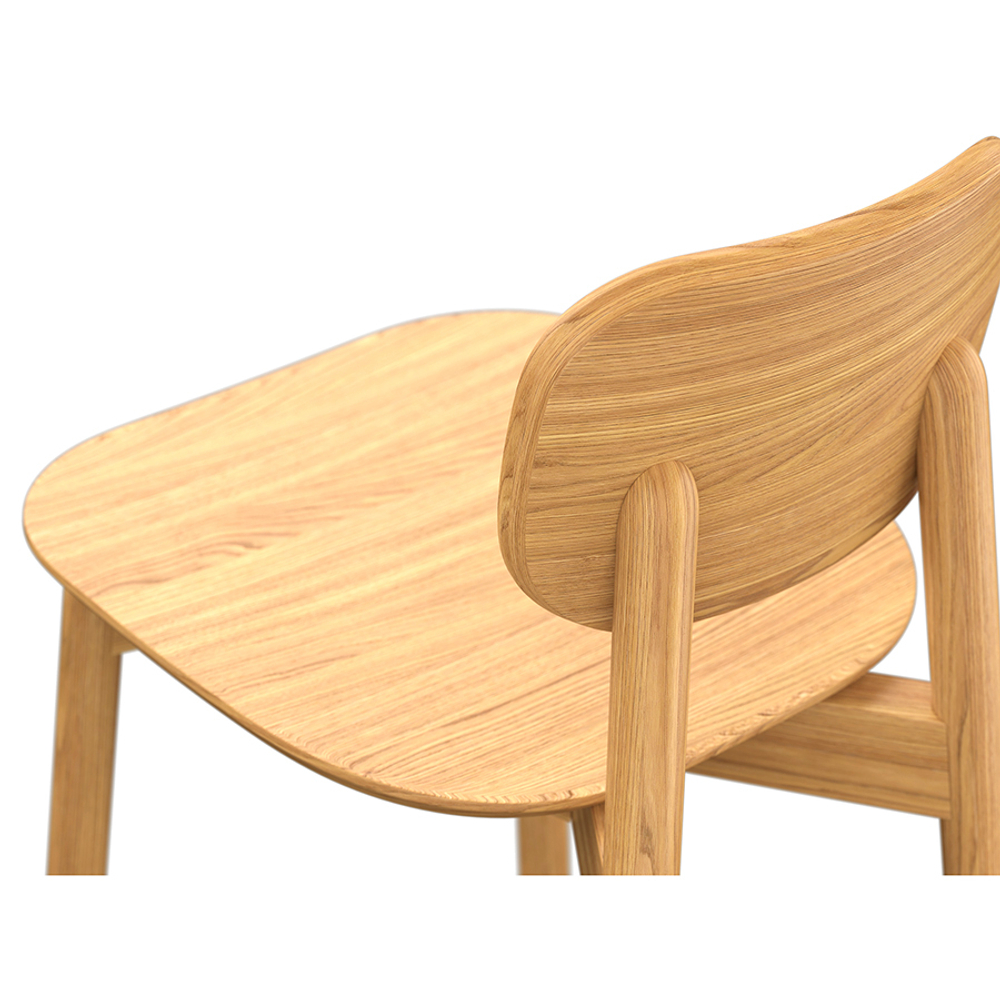 Стул барный saga, ясень