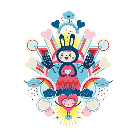 IKEA BILD  (ИКЕА БИЛД)  -  Плакат, Страна счастья, 40x50 см