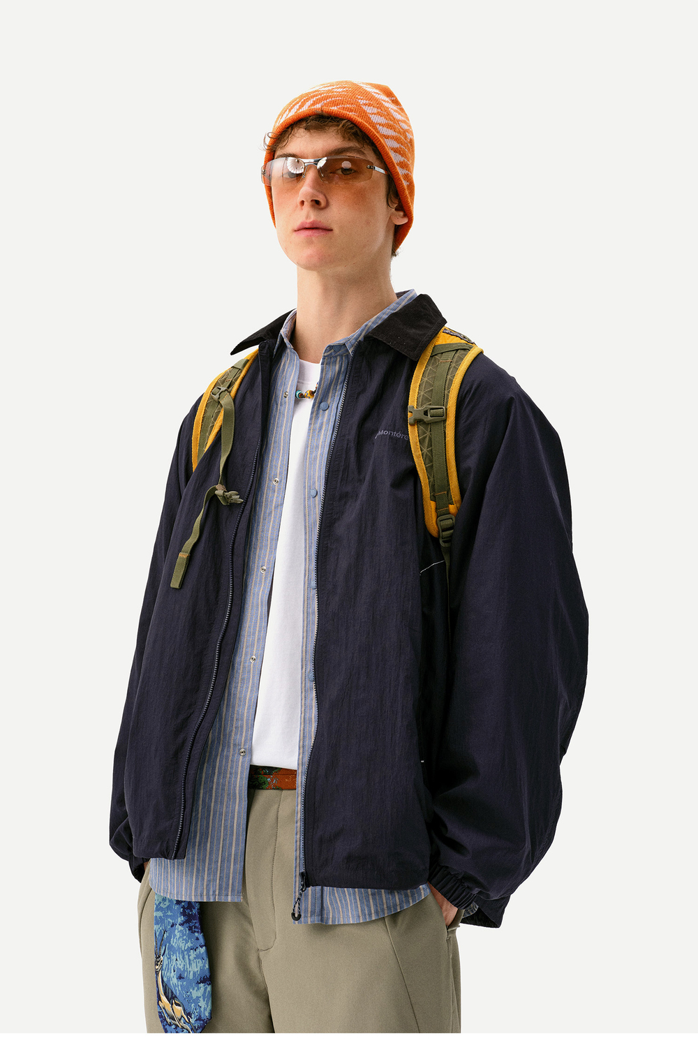 Куртка Nothomme Monterest Outdoor Water-Repellent Vintage Corduroy Lapel Loose Fit Coach Jacket