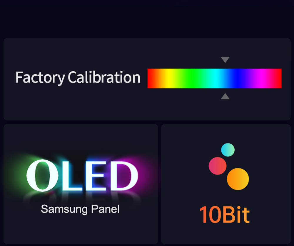 16" Портативный монитор VCHANCE 4K OLED 3840x2400, 60 Гц