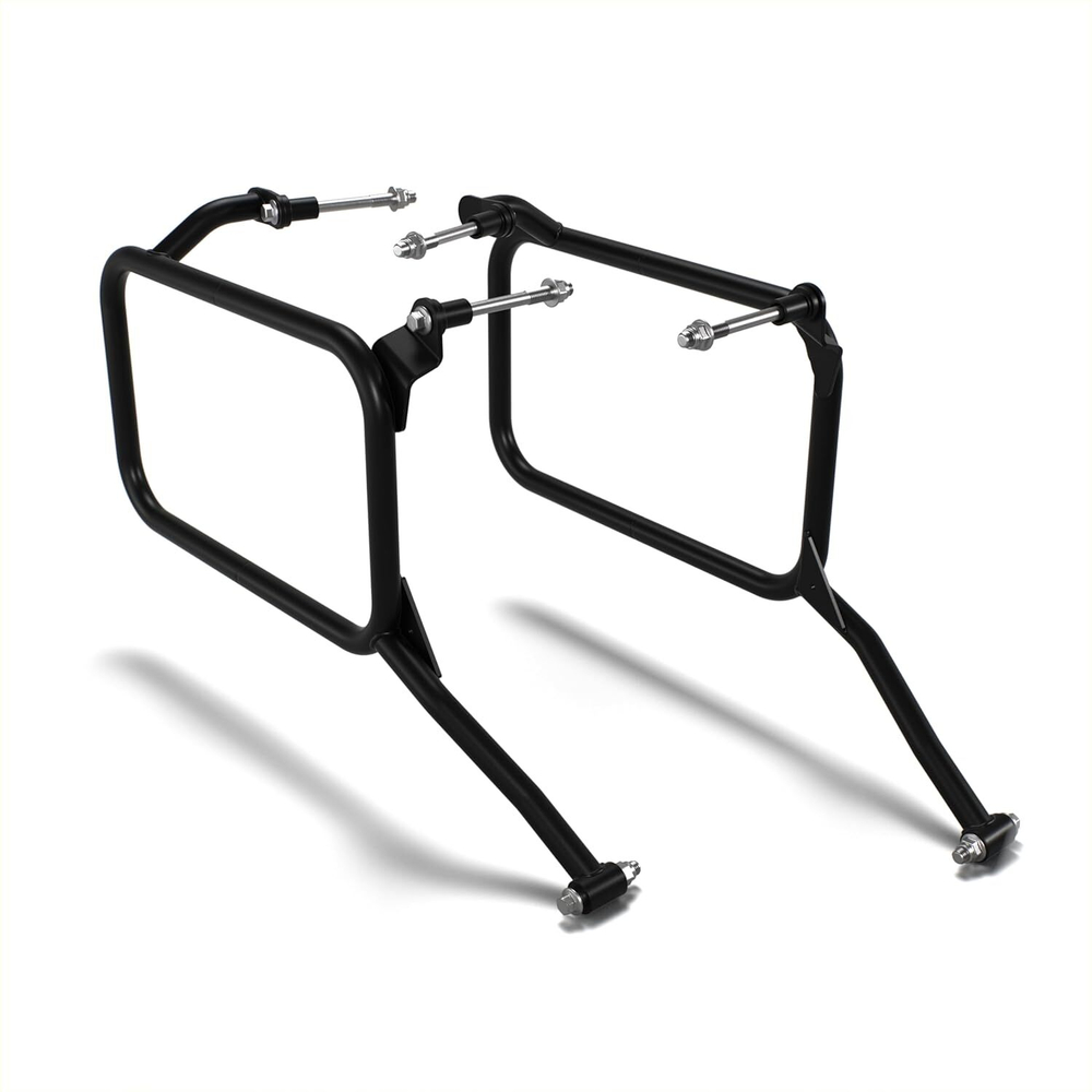 Комплект крепежа для боковых кофров Royal Enfield, тип - "Adventure", черный