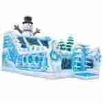 Коммерческий надувной батут «Зимняя сказка» 10×6×6,5 м