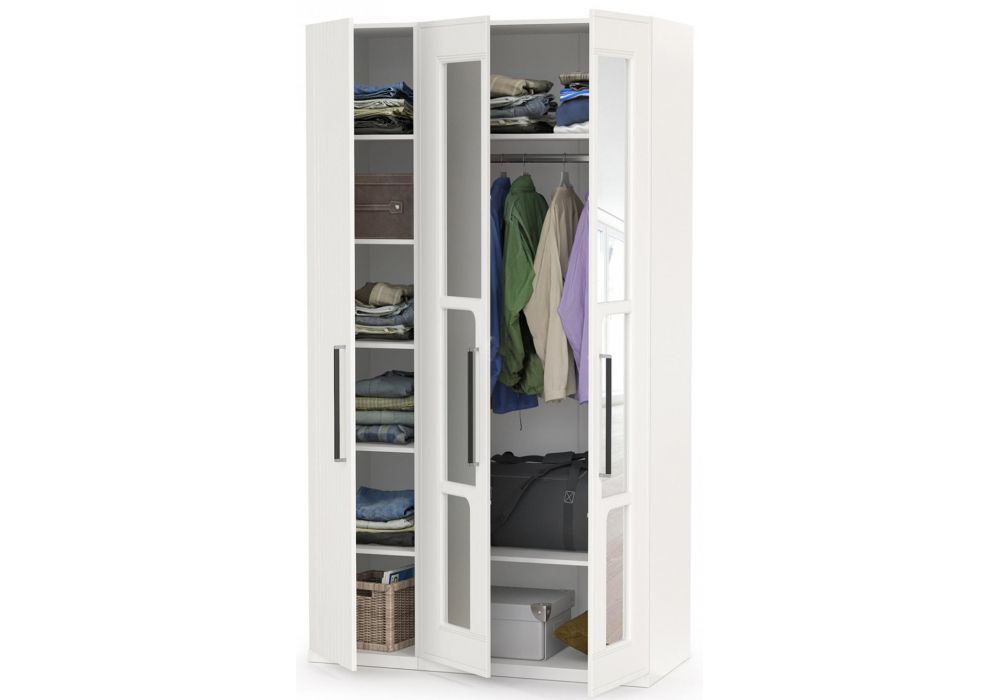 Шкаф Вестра белый шагрень комплектация 2