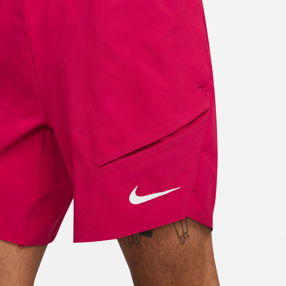 Мужские теннисные шорты Nike Dri-Fit Advantage Rafa 7in Shorts Men - Berry
