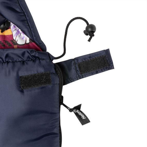 Спальный мешок Helios БАТЫР XXL СОШ-3 (220*90) синий (синтепон)