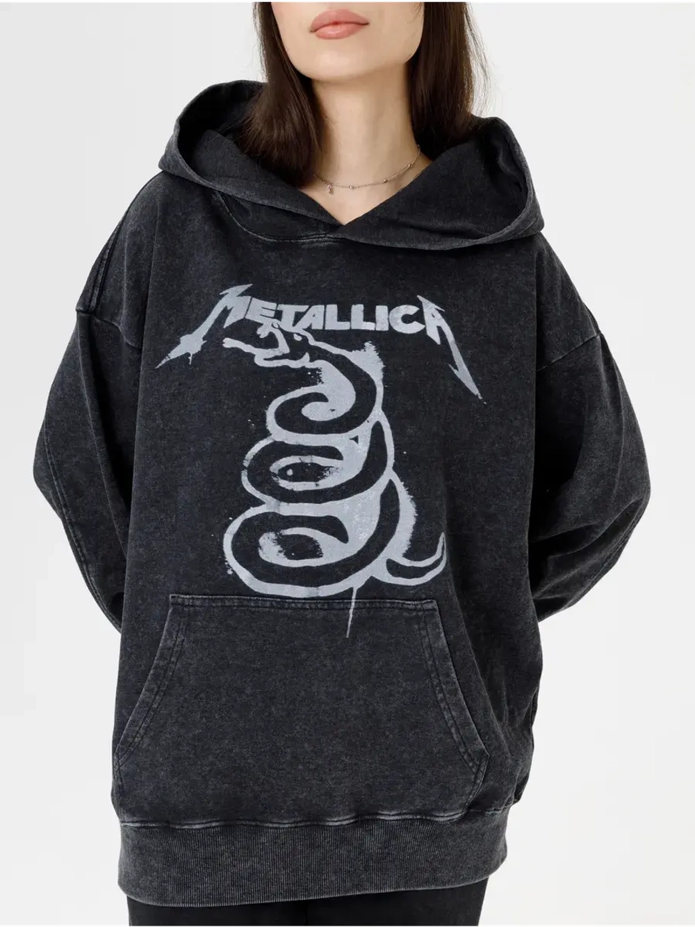 Худи PARABOLA Metallica оверсайз варенка для мужчин и женщин