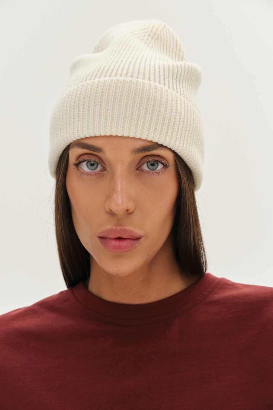 Шапка SOFT BASE | Молочный