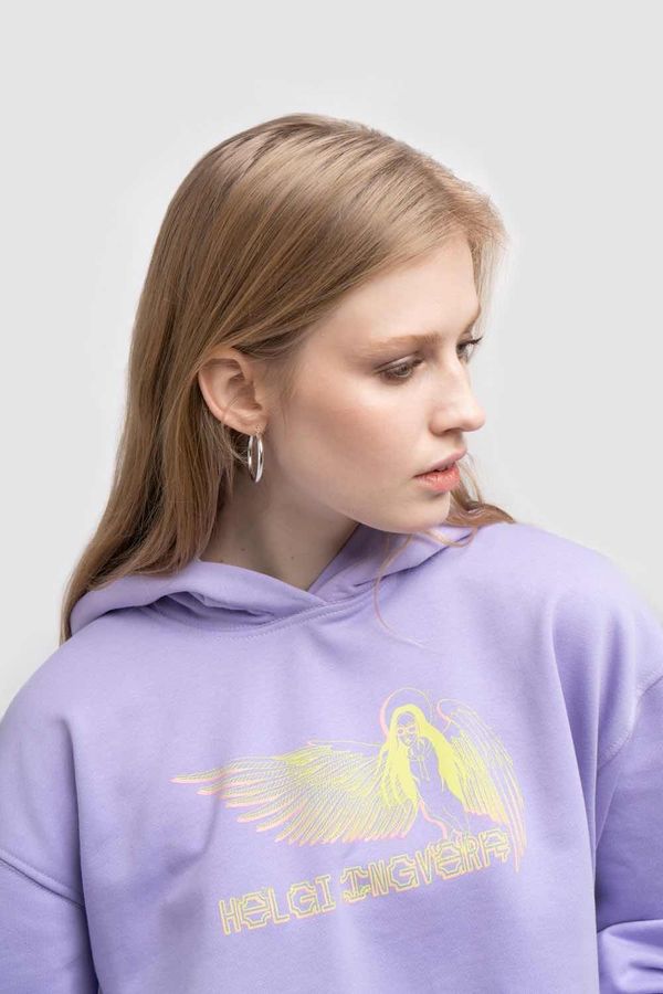 Худи HELGI INGVARR Сирин Женский Фиолетовый - фото 5