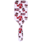 Расческа массажная прямоугольная форма «КОЛЛЕКЦИЯ ИМАНИ - МАКИТА», микс 4 дизайна, 24*7,5см (PVC упаковка)