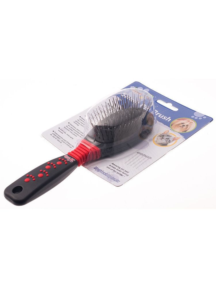 Hello Pet щётка mini для кошек и собак массажная металические зубчики