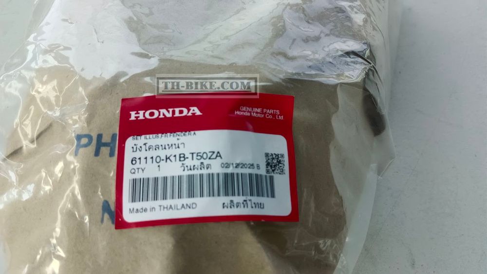 61110-K1B-T50ZA. FENDER SET A, FR. (WL) *TYPE1* (TYPE1 ). HONDA