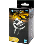 Автомобильный FM-трансмиттер X13 Bluetooth (черный)
