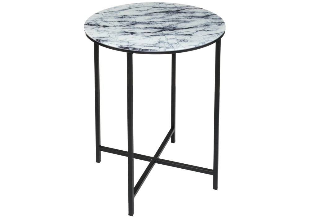 Журнальный столик Волопас 48х60 белый мрамор