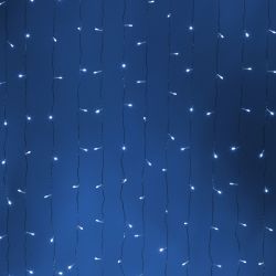 Светодиодная новогодняя гирлянда Intro Holiday INZL-02W занавес 3*2 м холодный белый 240 led 220 в | 