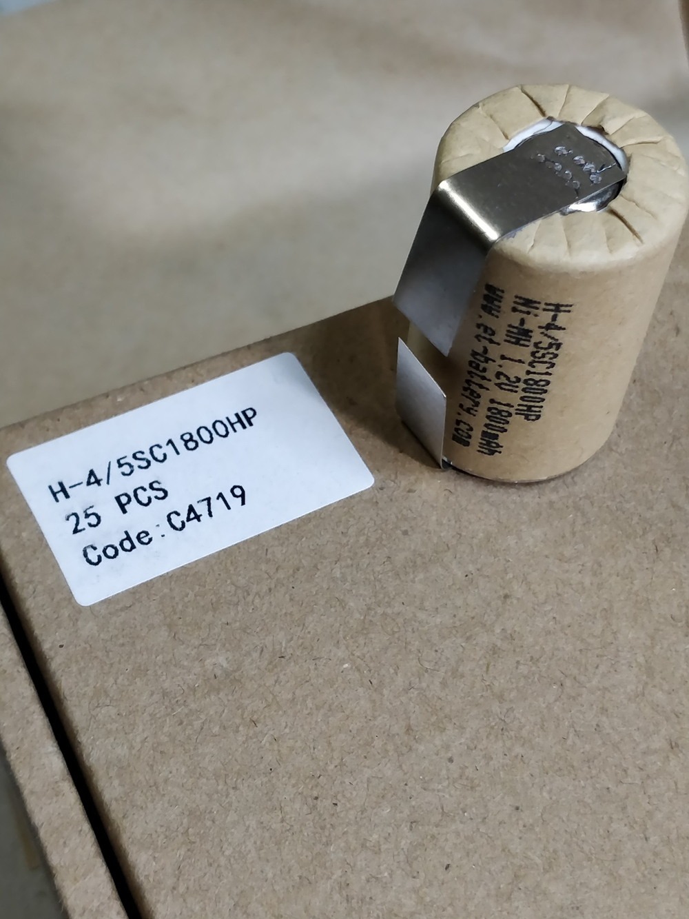 Аккумулятор ET H-4/5SC1800HP-T