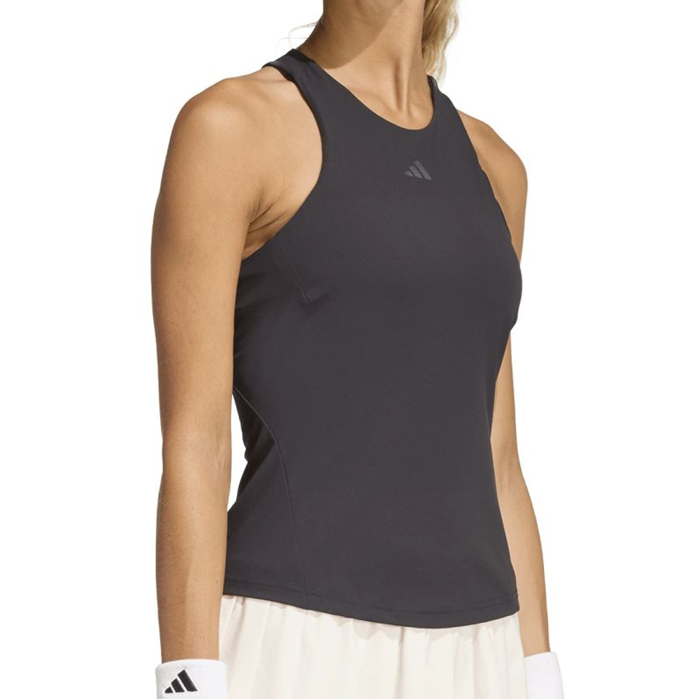 Женский топ теннисный Adidas Tennis Climacool Y-Tank - black