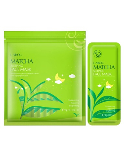 Ночная маска для лица с чаем матча, 3г