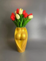 Кашпо - Ваза - Горшок - Скульптура Сия для сухоцветов