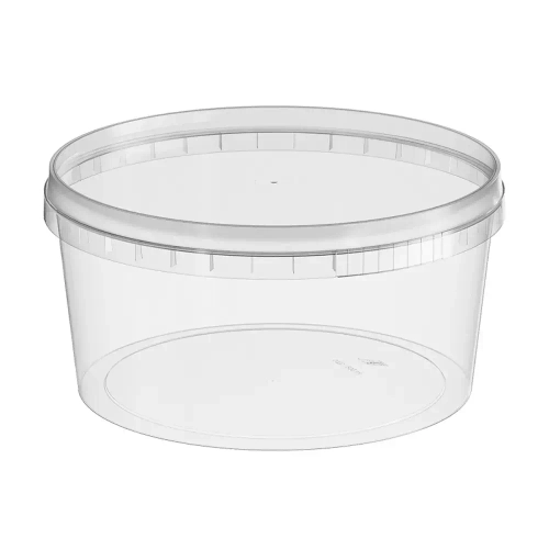 Пресс банка 500мл. d-122, круглая с крышкой. 445шт/упак. (Альянс упак)