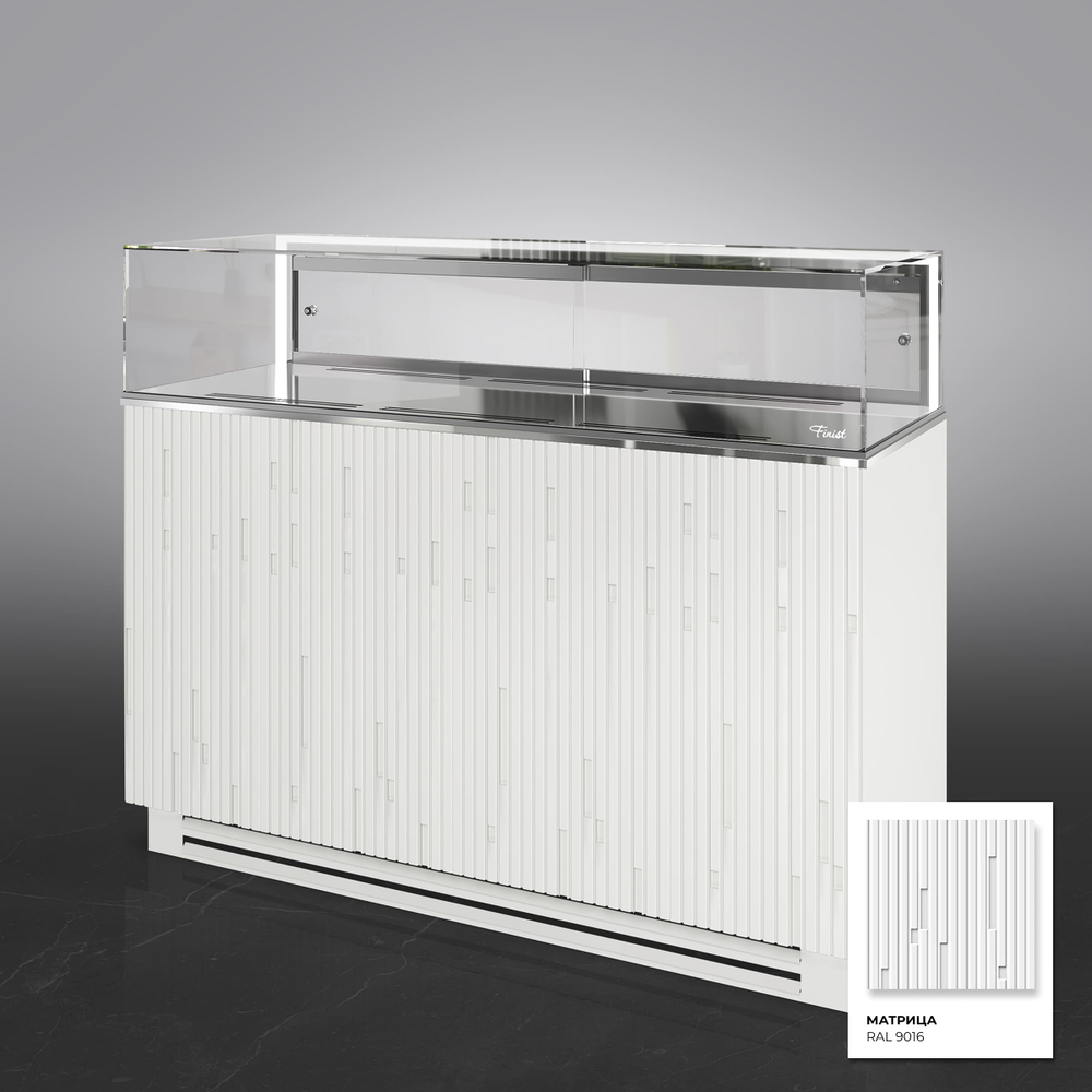 Кондитерская напольная холодильная витрина Finist GLASSIER 58 LUX