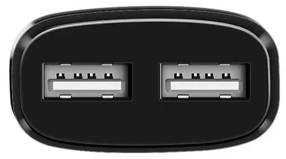 СЗУ USB Hoco C12 (12W, 2 порта) Черный