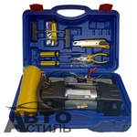 Компрессор Nova Bright 12V,АК-75 2хпоршневой 36448 инструмент,в кейсе